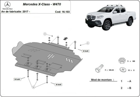 Scut motor Mercedes X-Class 2017 - 2020 - Img 3