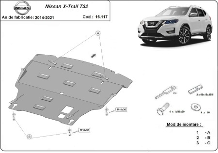 Scut motor Nissan X-Trail T32 2014 - 2021 - Img 3