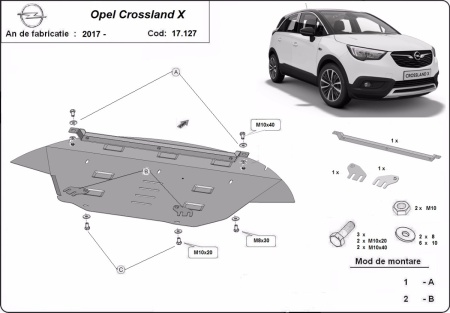 Scut motor Opel Crossland X 2017 - 2026 - Img 3