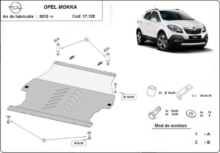 Scut motor Opel Mokka 2012 - 2019 - Img 3