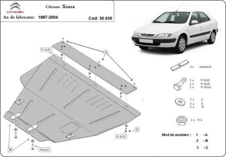 Scut motor și cutie de viteză Citroen Xsara 1997 - 2004 - Img 3