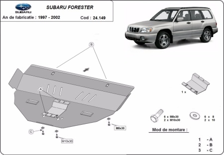 Scut motor Subaru Forester 1 1997 - 2002 - Img 3