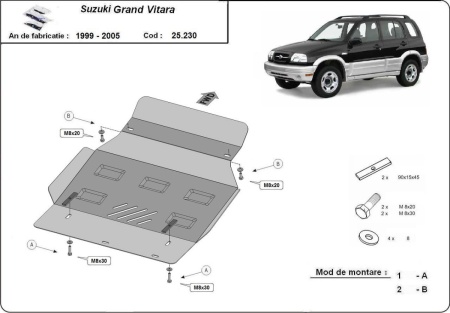 Scut motor Suzuki Grand Vitara 1999 - 2005 - Img 3