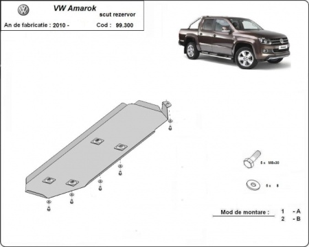Scut rezervor Volkswagen Amarok 2010 - 2022 - Img 3