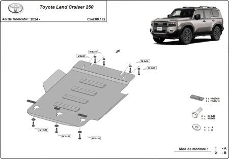 Set de scuturi Toyota Land Cruiser 2024 - 2026 - Img 5