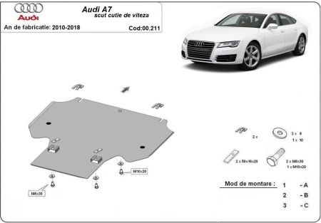 Scut cutie de viteză Audi A7 2011 - 2018 - Img 3