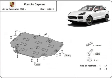 Scut cutie de viteză Porsche Cayenne 2018 - 2026 - Img 3