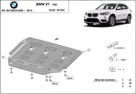 Scut motor BMW X1 F48 2015 - 2022 - Img 3