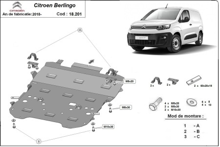 Scut motor Citroen Berlingo 2018 - 2026 - Img 3