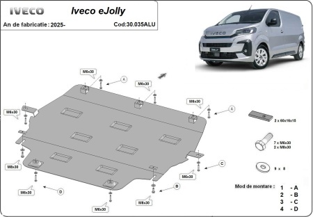 Scut motor din aluminiu Iveco eJolly 2025 - 2026 - Img 3