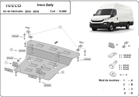 Scut motor Iveco Daily 6 2014 - 2026 - Img 3