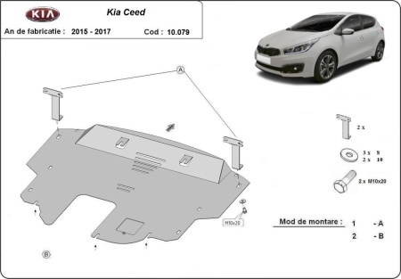 Scut motor Kia Ceed 2015 - 2017 - Img 3