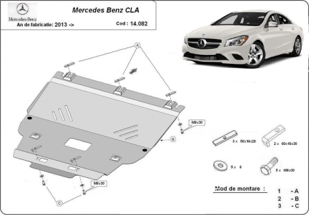 Scut motor Mercedes CLA X117 2013 - 2019 - Img 3