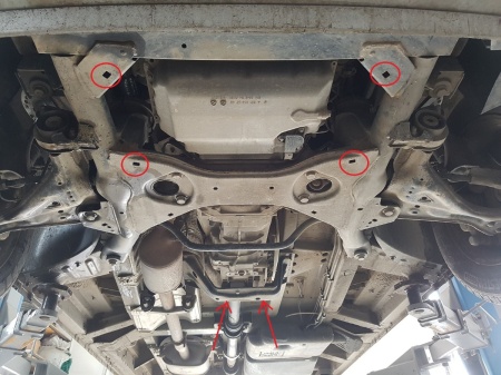 Scut motor metalic Mercedes Vito W639 - 2.2 D 4x2, 4x4 2003 - 2014 - Img 4