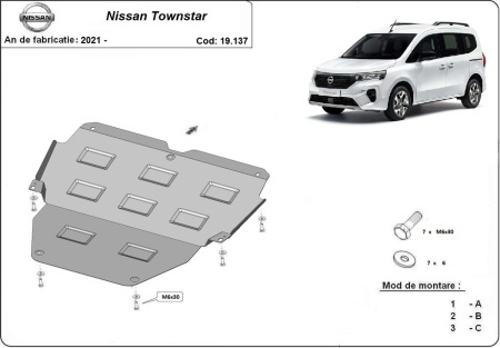 Scut motor Nissan Townstar 2021 - 2026 - Img 3