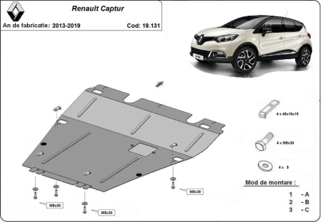 Scut motor Renault Captur 2013 - 2019 - Img 3