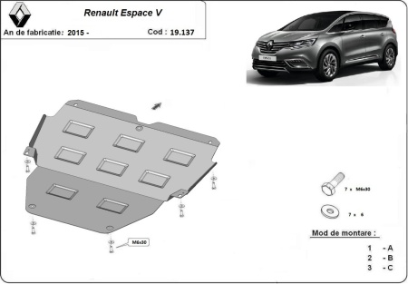 Scut motor Renault Espace V 2015 - 2026 - Img 3