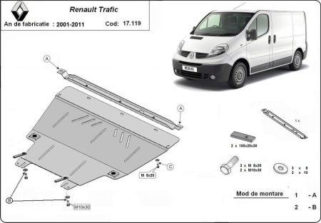 Scut motor Renault Trafic 2003 - 2014 - Img 3