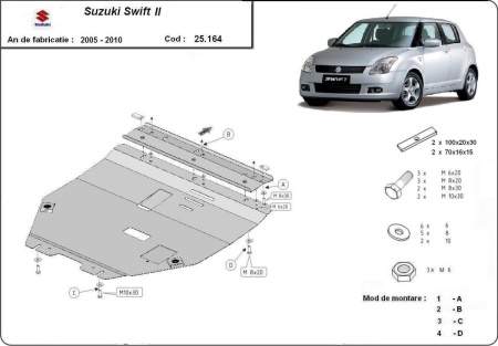 Scut motor Suzuki Swift 2 2005 - 2010 - Img 3
