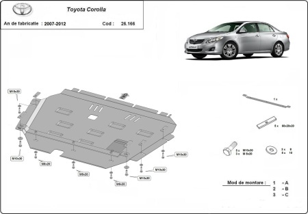 Scut motor Toyota Corolla 2007 - 2012 - Img 3