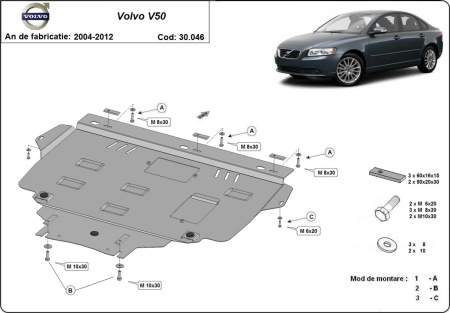 Scut motor Volvo V50 2004 - 2012 - Img 3