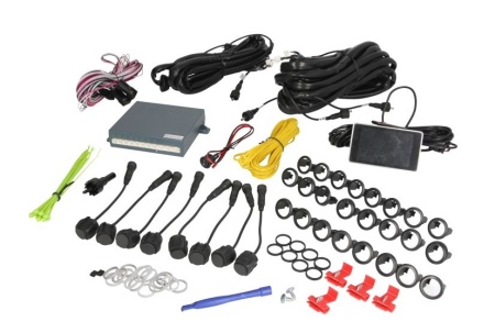 Set senzori parcare fata si spate VALEO cu display LCD color - Img 3