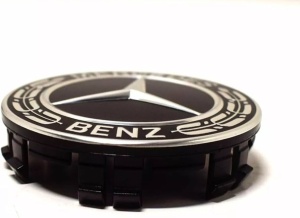 Ornament capac janta aliaj negru original Mercedes - Img 2
