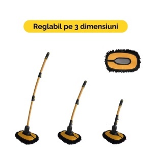 Perie telescopica rotativa spalat autoturismul - Img 2