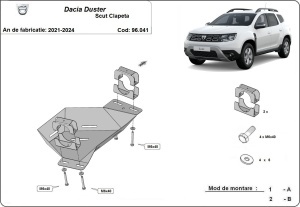 Scut clapeta Dacia Duster 2021 - 2024 - Img 3