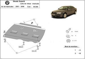 Scut cutie de viteză manuală Skoda Superb 2001 - 2008 - Img 3