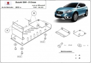 Scut diferențial Suzuki S-Cross - 4WD 2013 - 2026 - Img 3