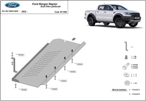 Scut filtru particule Ford Ranger Raptor 2020 - 2023 - Img 3