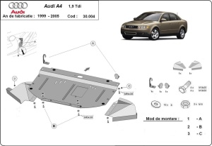 Scut motor Audi A4 B6, 1.9 tdi 2000 - 2005 - Img 3
