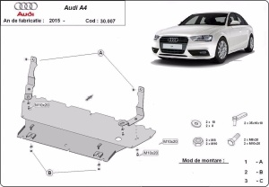 Scut motor Audi A4 B9 All Road 2015 - 2026 - Img 3