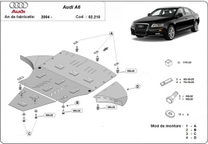 Scut motor Audi A6 cu lateral 2004 - 2011 - Img 3