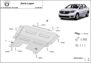 Scut motor Dacia Logan 2 2012 - 2020 - Img 3