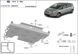 Scut motor din aluminiu Ford S-Max 2006 - 2014 - Img 3