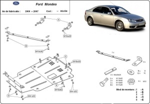 Scut motor Ford Mondeo 3 2000 - 2007 - Img 3