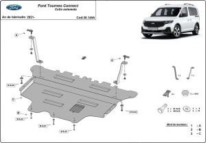 Scut motor Ford Tourneo Connect - cutie de viteză automată 2021 - 2026 - Img 3