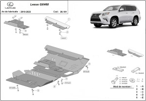 Scut motor Lexus GX460 2010 - 2023 - Img 3