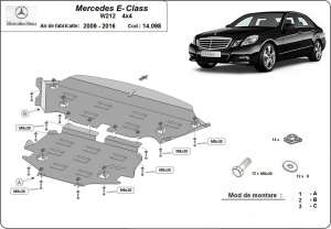 Scut motor Mercedes E-Class W212 - 4x4 2009 - 2016 - Img 3