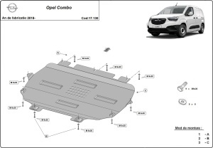 Scut motor Opel Combo 2018 - 2026 - Img 3