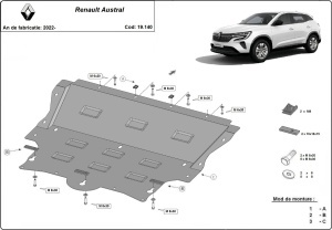 Scut motor Renault Austral 2022 - 2026 - Img 3