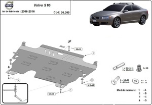 Scut motor și cutie de viteză Volvo S80 2006 - 2016 - Img 3