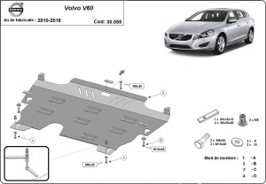 Scut motor și cutie de viteză Volvo V60 2010 - 2018 - Img 3