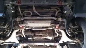 Scut motor și radiator Mitsubishi Pajero 4 (V80, V90) 2007 - 2021 - Img 4