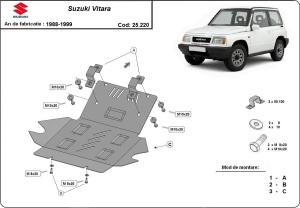 Scut motor Suzuki Vitara 1988 - 1999 - Img 3