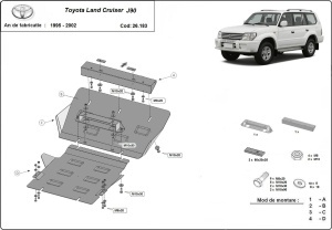 Scut motor Toyota Land Cruiser J90 1995 - 2002 - Img 3