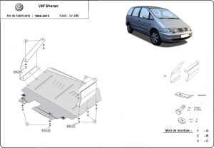 Scut motor Volkswagen Sharan 1999 - 2010 - Img 3