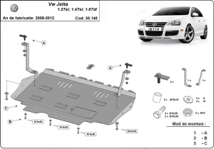Scut motor VW Jetta 2010 - 2011 - Img 3